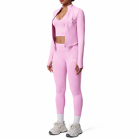 Leggings de yoga pour femme personnalisés, sans couture, taille haute, anti-transparence, effet push-up, séchage rapide, en nylon et élasthanne, pour la gym, le yoga et la course à pied