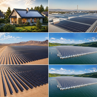 Panneau Solaire Bifacial TOPCon de Type N à Prix d'Usine 650W 660W 670W Module PV Demi-Cellule Double Verre pour Système Solaire Résidentiel et Commercial