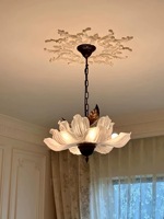 Lustre floral rétro chinois