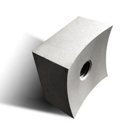Taille personnalisée 34,40,60,80,100mm. Lames de broyeur de machine de recyclage pour broyeur de bouteilles en verre et plastique