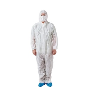 Overol Desechable Antiestático de Alta Calidad, PP 28gsm 35gsm, Protección Contra el Polvo, EPP para Uso en Granjas, Construcción y Cuartos Limpios - Product Image 2