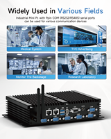 PC industriel haute performance-I5-8250U Intel (4C/8T), 6x ports COM, double LAN 2.5G, température large, prise en charge de Win10/Win11/Linux
