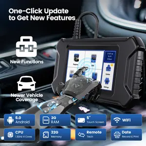 MUCAR CS5 برامج أدوات تشخيص أعطال السيارة لأغراض مهنية ماسح Obd2 للسيارة قارئ رموز تشخيصي Obd مسح واي فاي