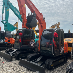 Excavatrice Hitachi ZX60 6 tonnes 95% neuve d'origine EPA CE Hitachi 60 Excavatrice d'occasion à vendre Mini-excavatrice Hitachi ZX60 - Product Image 4