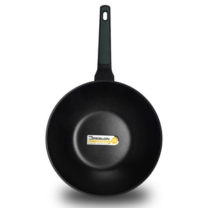 Hiệu Suất Cao <span class=keywords><strong>Greblon</strong></span> Non Stick Coating <span class=keywords><strong>Cookware</strong></span> Sets Cao Cấp Vẫy Dark Green <span class=keywords><strong>Cookware</strong></span> Sets - Product Image 2