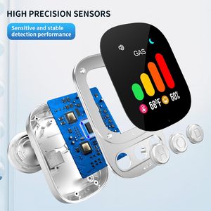 Detector de Fugas de Gas Natural/<span class=keywords><strong>Propano</strong></span>/<span class=keywords><strong>Metano</strong></span>/<span class=keywords><strong>Butano</strong></span>/GLP 3 en 1 2026, Alta Precisión, Alarma Digital Enchufable, Alarma Sonora de 85 dB - Product Image 6