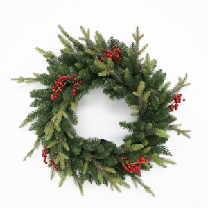 Christmas <b>Wreath</b> <b>Artificial</b> Floral Garland for Home Decor - Product Image 1