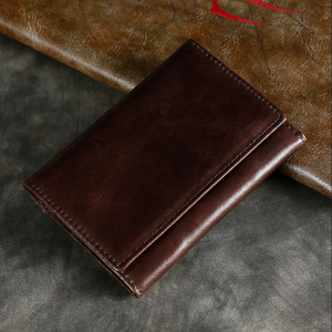 กระเป๋าสตางค์ RFID แบบมินิมอล หนังแท้ สำหรับใส่บัตรเครดิต - Product Image 3