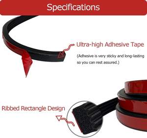 Epdm גומי קצף מזג אוויר הפריקה דלת חותם מלבן אריגה דבק אחורי חותם דלת חותם Rv עבור מכוניות חלון - Product Image 3