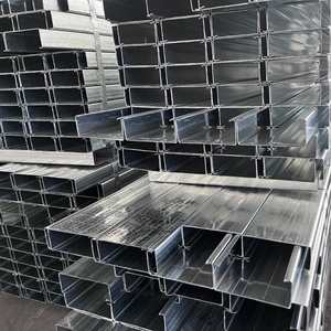 Acero Galvanizado en Forma de C ASTM A36 5 # -40 #   Acero Grado Q235 para Correas de Techo y Estructuras de Construcción - Product Image 5