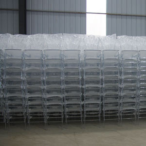 كرسي شيافاري عصري شفاف من الأكريليك الكريستالي للبيع بالجملة، مناسب للاستخدام في حفلات الزفاف والطعام في الهواء الطلق وغرف المعيشة - Product Image 3