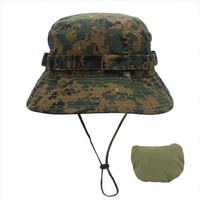 Topi memancing luar ruangan tabir surya UV topi taktis Panama nelayan lipat Sniper kamuflase kustom layanan OEM uniseks ACE