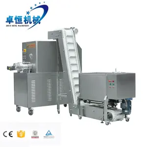 Factory automatic Electric Gas Steam Macaroni Industry Equipment 40/ 100/200/300kg h pasta macaroni making machine