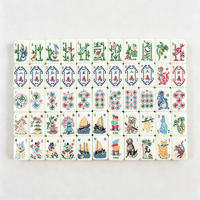 Tuiles de Mahjong Crisloid Mother Nature, 165 tuiles de Mahjong américaines en acrylique, en stock