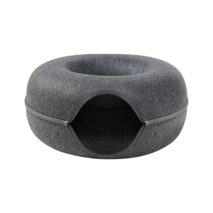 Cama para Gatos en Forma de Túnel, Cueva para Gatos de Fieltro de Doble Uso, Túnel de Juego Interactivo para Gatos de Interior - Product Image 5