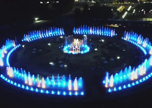 Độc Đáo Miễn Phí Thiết Kế Ngoài Trời Đường Kính 70M Vui Âm Nhạc Khô Sàn Nhảy Đèn Với Đài Phun Nước - Product Image 6