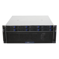 Oferta Especial: Gabinete de Servidor de Rack 4U ATX de 19 Pulgadas con Ventilador, 8 Bahías de Unidades SATA/SAS Intercambiables en Caliente, Conector MiniSAS/SATA, en Stock