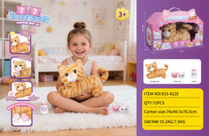 <span class=keywords><strong>Peluche</strong></span> chat réaliste super douce personnalisable ODM, unisexe, rembourrée en coton PP, jouet en <span class=keywords><strong>peluche</strong></span> pour anniversaire et soulagement du stress - Product Image 2