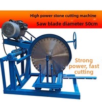 Machine de découpe de galets de jade de 16 à 40 pouces, machine de découpe industrielle de pierre et de marbre, machine de découpe à eau haute puissance pour troncs ronds