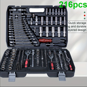 Juego de Herramientas de 108 Piezas de Acero al Carbono, Operado a Mano, en Caja OEM, para Reparación de Automóviles, Herramientas Mecánicas - Product Image 2