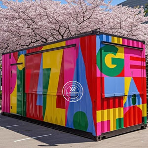 Café conteneur personnalisé, kiosque café conteneur maritime, bar à café modulaire en conteneur pour parc alimentaire et activités extérieures - Product Image 4