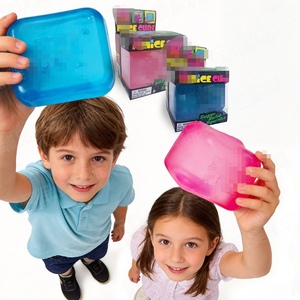 Mini Cubo de Hielo de Silicona de 8.5cm con Palanca de Compresión, Juguete Antiestrés Portátil para Todas las Edades - Product Image 2