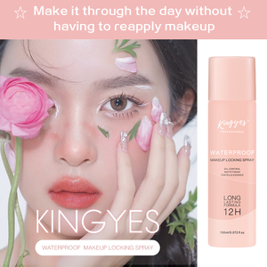 KINGYES <span class=keywords><strong>spray</strong></span> <span class=keywords><strong>fixateur</strong></span> de maquillage <span class=keywords><strong>spray</strong></span> <span class=keywords><strong>fixateur</strong></span> de maquillage hydratant et lissant longue durée pour le visage - Product Image 6