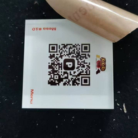 Blocs en acrylique pour codes QR personnalisés, plaque en acrylique transparente pour codes QR, bloc en acrylique pour codes QR, bloc en acrylique pour menus QR, bloc en acrylique pour affichage de codes QR