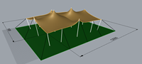 Tente de réception de luxe en PVC mélangé PU, tente de mariage, tente événementielle, auvent imperméable de forme libre, chapiteau de fête extérieur, tente sur mesure