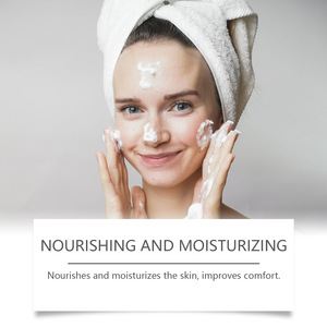 Crema limpiadora calmante de avena, limpiador suave, desmaquillante, cuidado facial, refrescante, que retiene la humedad, limpiador facial suave - Product Image 4