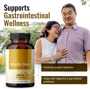 OEM 1400mg produsen Natural Nutrition suplemen Lastic <span class=keywords><strong>Gum</strong></span> Capsules untuk fungsi pencernaan kesehatan hati - Product Image 2