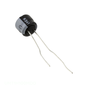 ตัวแทนจำหน่ายอย่างเป็นทางการ UMT1H100MDD CAP ALUM 10UF 20% 50V RADIAL TH แบบ Through Hole ตัวเก็บประจุ 10 ยูเอฟ - Product Image 1