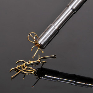 Aohu – noueuse magnétique en cuivre pour ligne de pêche, en acier inoxydable, avec aiguille à double tête pour la pêche - Product Image 1