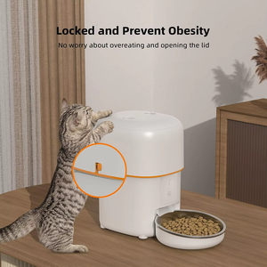 Distributeur automatique de nourriture <span class=keywords><strong>pour</strong></span> chiens et chats avec caméra HD, contrôle à distance par application Wifi, microchip, best-seller des articles <span class=keywords><strong>pour</strong></span> animaux de compagnie - Product Image 2