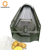 Machine industrielle automatique de production d'amidon de pomme de terre, capacité d'entrée de 10 tonnes/heure, ligne de transformation d'amidon de pomme de terre