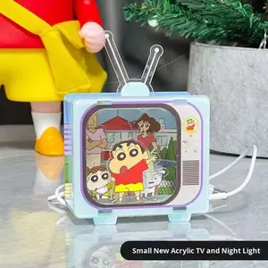 ไฟกลางคืนอะคริลิคขนาดเล็ก ไฟตั้งโต๊ะหอพัก ลายการ์ตูนอนิเมะ ใช้ในห้องนอน/โต๊ะทำงาน งานแฮนด์เมด DIY ของขวัญอะคริลิคสั่งทำ - Product Image 2