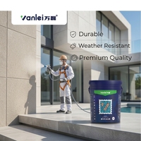 Revêtement en granit liquide de qualité professionnelle pour les façades de bâtiments commerciaux