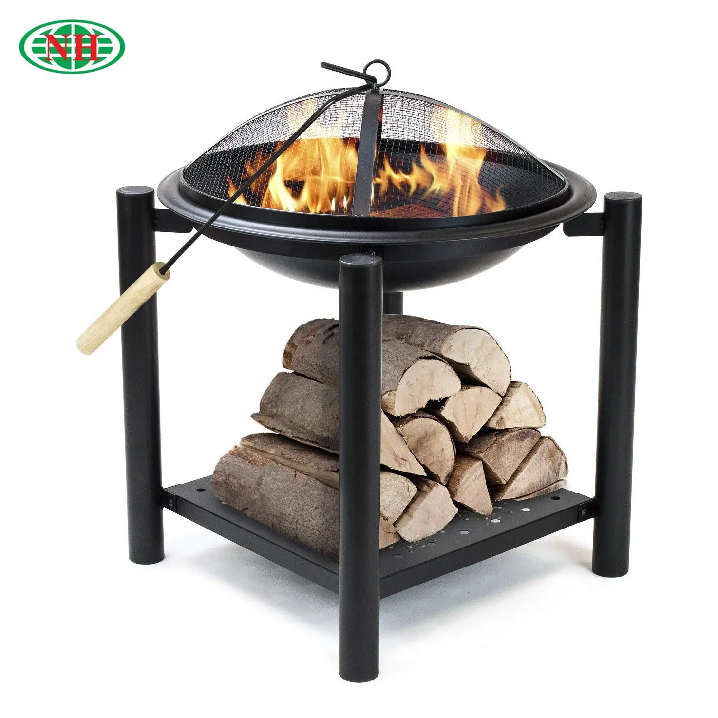 BSCI кухонная металлическая горелка для сада, угольная дровяная горелка, жаровня