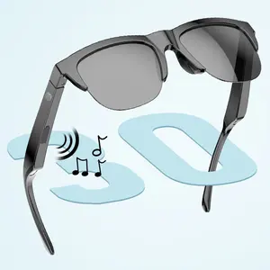 Smart Glasses Wireless B T auricolare 5.0 sport musica auricolari chiamate in vivavoce occhiali da vista Anti-blu occhiali da sole all'aperto