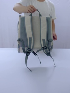 Sac à dos carré pliable grande capacité pour animaux de compagnie, respirant, pour loisirs et extérieur, sac de transport portable pour chat et chien, sac à bandoulière pour voyage - Product Image 6
