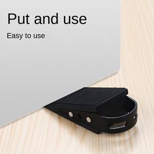 Winddichte deurplug Deurstopper Roestvrij staal Creatief toponderdeurapparaat Veiligheid Vaste deur Zuigweerstand Deurwigmodel - Product Image 2