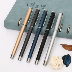 Customized Ballpoint <b>Pens</b> Advertising <b>Gift</b> & Signature <b>Pens</b> with Metal Aluminum Barrel 0.5mm Tip Black Ink Engraving - Product Image 3