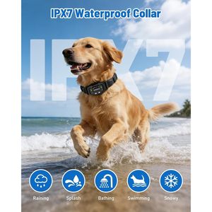 ปลอกคอสุนัข Lincae GPS กันน้ำ IPX7 ติดตามตำแหน่งสัตว์เลี้ยงแบบเรียลไทม์ พร้อม Wifi และหน้าจอ LCD สำหรับใช้งานกลางแจ้ง - Product Image 6