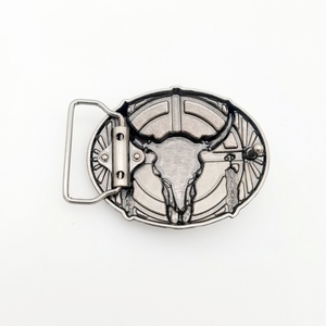 Boucle <span class=keywords><strong>de</strong></span> ceinture en alliage <span class=keywords><strong>de</strong></span> style western cowboy, avec motif <span class=keywords><strong>de</strong></span> croix gothique, <span class=keywords><strong>de</strong></span> <span class=keywords><strong>cheval</strong></span>, <span class=keywords><strong>de</strong></span> dôme ovale et <span class=keywords><strong>de</strong></span> défilement, pour usage commercial, cadeau, accessoire <span class=keywords><strong>de</strong></span> bijouterie - Product Image 6