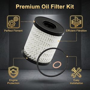Filtre à huile moteur de haute qualité et durable, compatible OEM, pour Peugeot 206 207 307 Citroën, filtre à huile moteur C5 1109.3x - Product Image 3