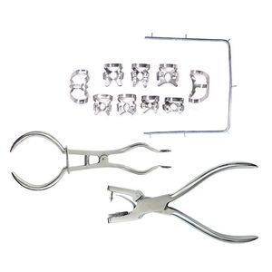 Juego de herramientas de sujeción dental JUMTOP con soporte para sellos de goma y alicates para cuidado bucal - Product Image 1
