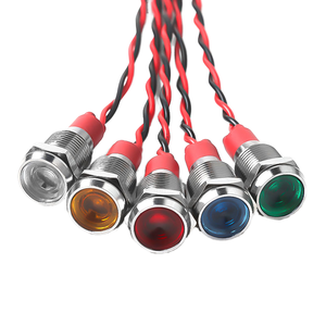 Đèn báo LED kim loại 6mm độ sáng cao, đạt chuẩn IP65, điện áp 3-220V, bền bỉ và đa năng, dùng làm đèn tín hiệu cho thiết bị. - Product Image 1