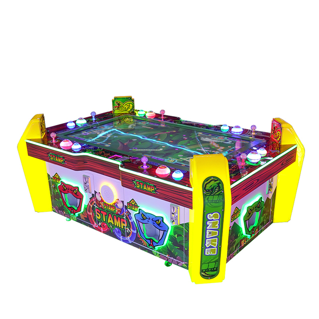 Indoor Amusement Park Children Playground Equipment Six Players Coin Operated Snake Gaming Retro Arcade Game Machine