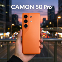 Techno Camon 50 Pro 5G Deca Core 50MP Smartphone Intelligent 16 Go + 1 To Android 15 LTE CDMA 90Hz LED Charge Rapide Business Espagnol
