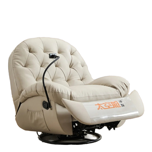 Poltrona Reclinabile Moderna ed Ecologica in <span class=keywords><strong>Ecopelle</strong></span>, Comoda e Morbida, Nuovo Design di Divano Relax per Sala da Pranzo e Bar in Pelle Sintetica - Product Image 5